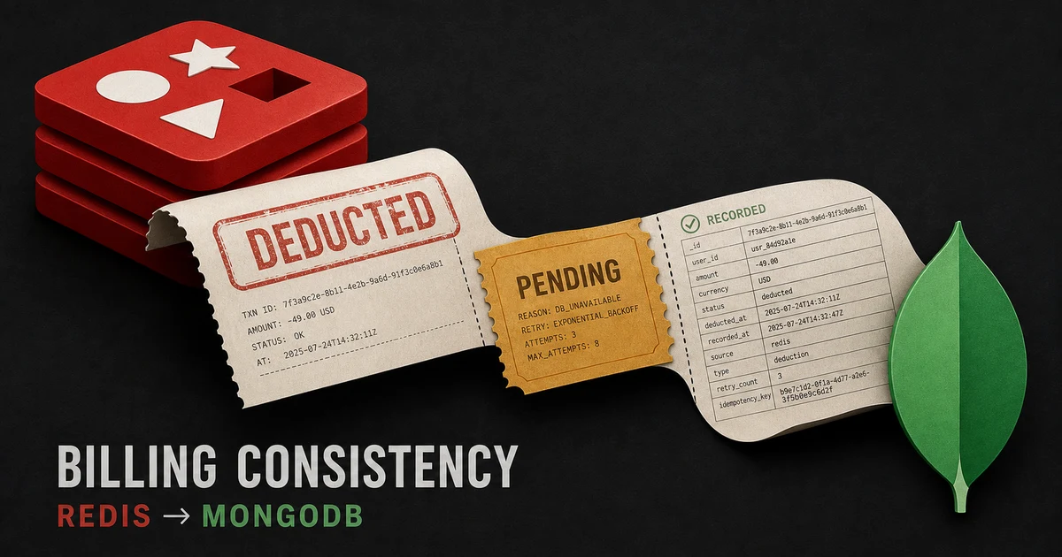 AI Agent 计费链路中的 Redis 预扣与 MongoDB 账本一致性